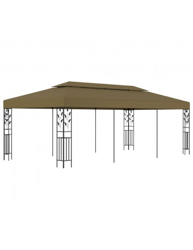 Gazebo 6x3 m Grigio Talpa 180 g/m²