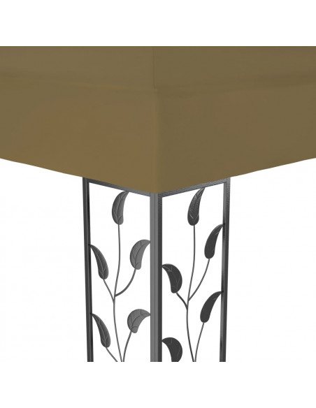 Gazebo 6x3 m Grigio Talpa 180 g/m²