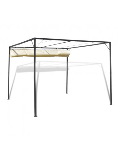 Gazebo da Giardino con Tettuccio Retrattile