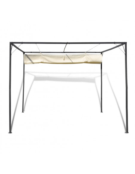 Gazebo da Giardino con Tettuccio Retrattile