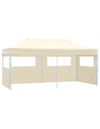 Tenda per Feste Pop-Up Pieghevole Crema 3 x 6 m