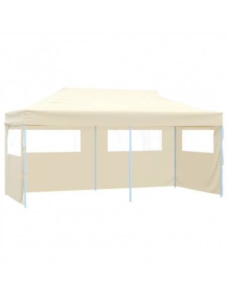 Tenda per Feste Pop-Up Pieghevole Crema 3 x 6 m