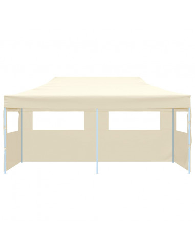 Tenda per Feste Pop-Up Pieghevole Crema 3 x 6 m