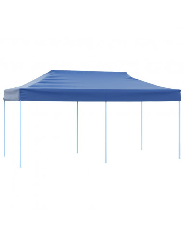 Tenda per Feste Pop-up Pieghevole Blu 3 x 6 m