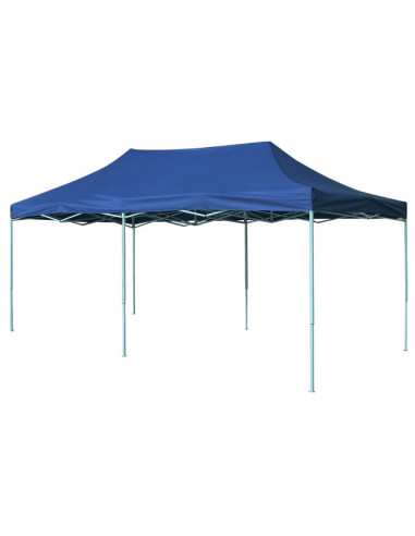 Tenda Pieghevole Pop-Up 3x6 m Blu