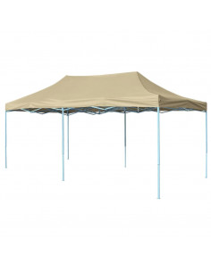 Tenda Pieghevole Pop-Up 3x6 m Bianco Crema 2