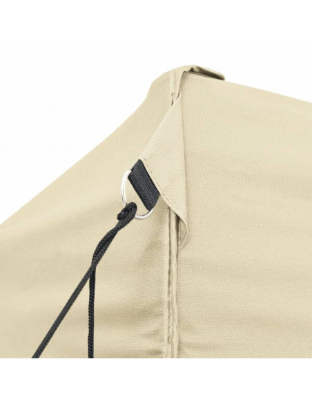 Tenda Pieghevole Pop-Up 3x6 m Bianco Crema
