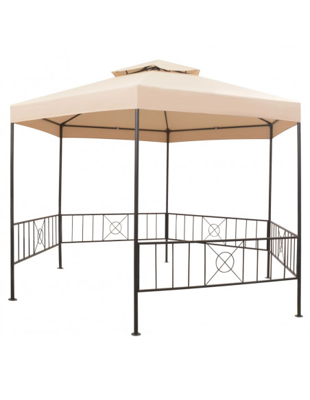 Gazebo Padiglione Tenda da Giardino 323x265 cm