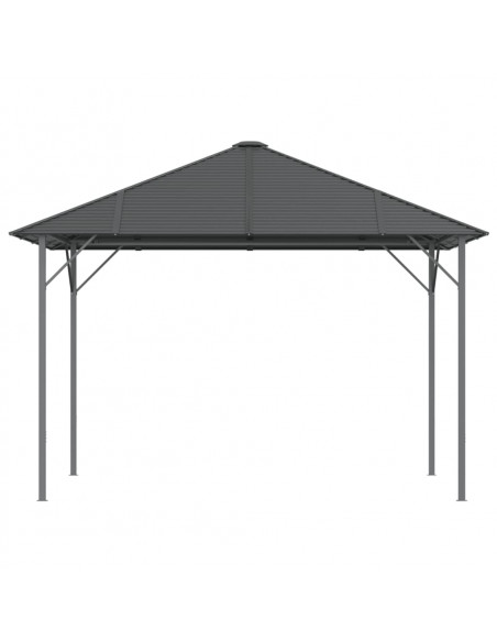 Gazebo con Tetto 3x3 m Antracite