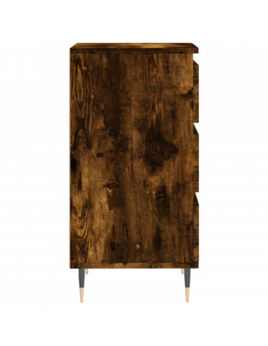 Credenza Rovere Fumo 40x35x70 cm in Legno Multistrato