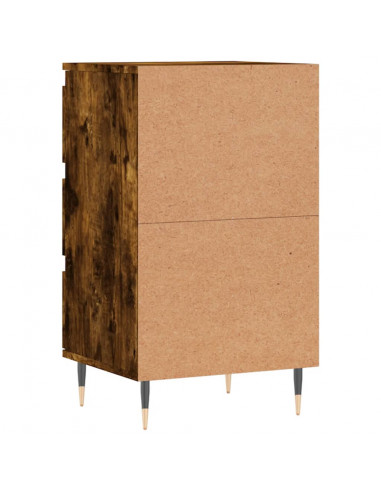 Credenza Rovere Fumo 40x35x70 cm in Legno Multistrato
