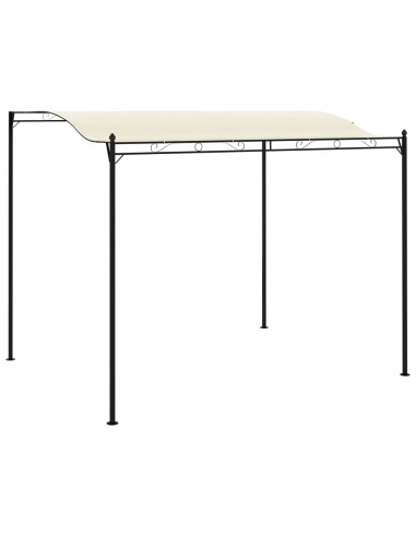 Gazebo in Tessuto Bianco Crema