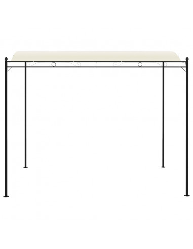 Gazebo in Tessuto Bianco Crema