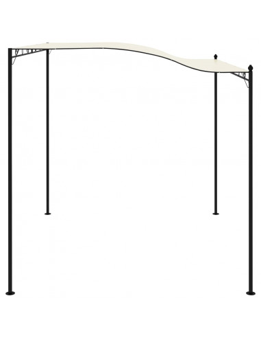 Gazebo in Tessuto Bianco Crema