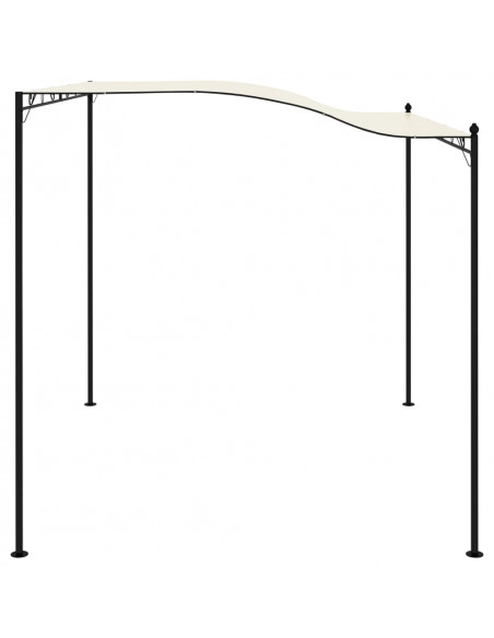 Gazebo in Tessuto Bianco Crema
