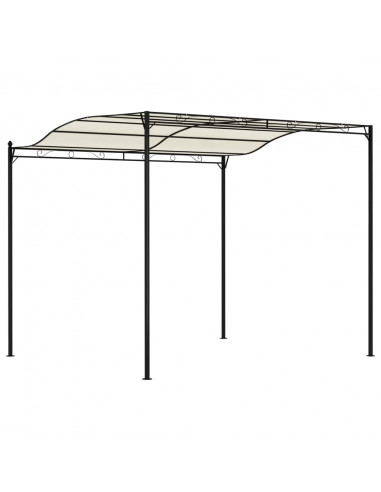 Gazebo in Tessuto Bianco Crema