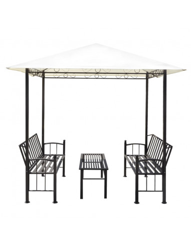 Padiglione da Giardino con Tavolo e Panche 2,5x1,5x2,4 m