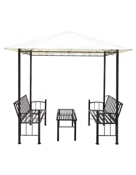 Padiglione da Giardino con Tavolo e Panche 2,5x1,5x2,4 m