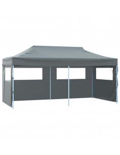 Tenda Pieghevole Pop-Up con Pareti Laterali 3x6 m Antracite 2