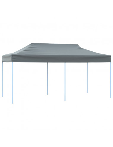 Tenda Pieghevole Pop-Up con Pareti Laterali 3x6 m Antracite