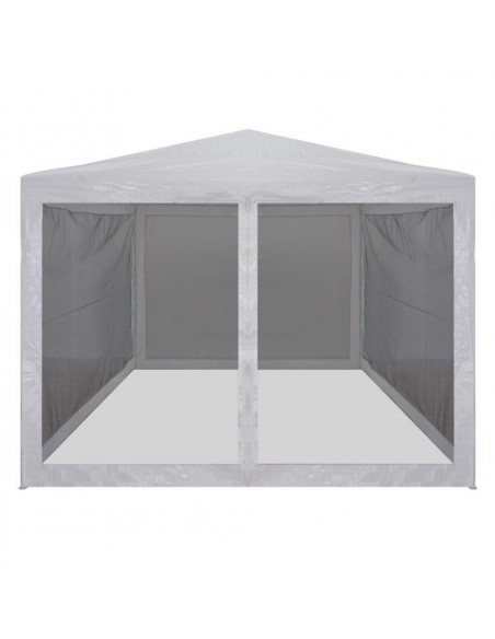 Tenda per Feste con 4 Pareti Laterali in Rete 3x3 m