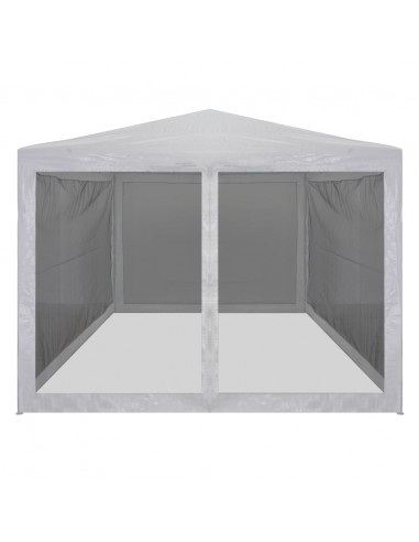 Tenda per Feste con 4 Pareti in Rete 4x3 m