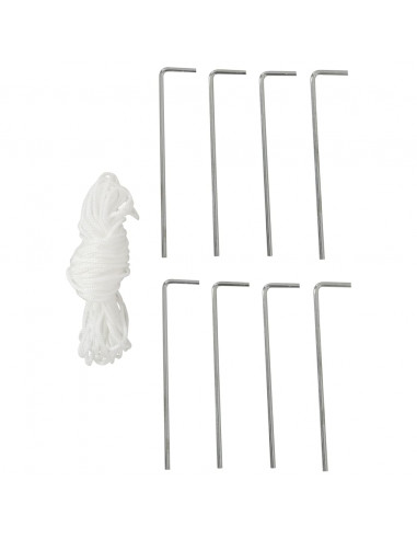 Tenda per Feste con 6 Pareti in Rete 6x3 m