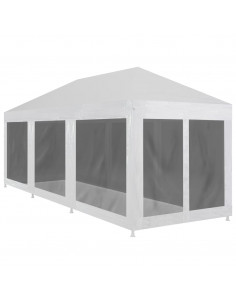 Tenda per Feste con 8 Pareti in Rete 9x3 m 2