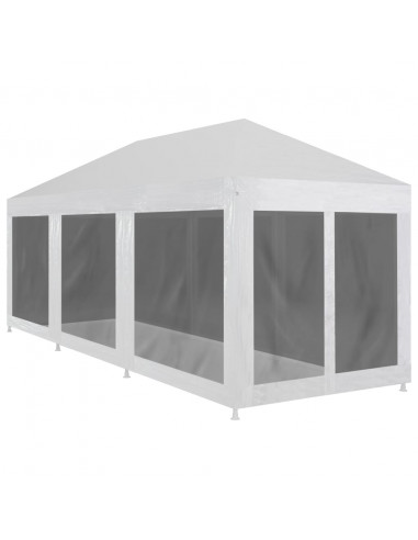 Tenda per Feste con 8 Pareti in Rete 9x3 m