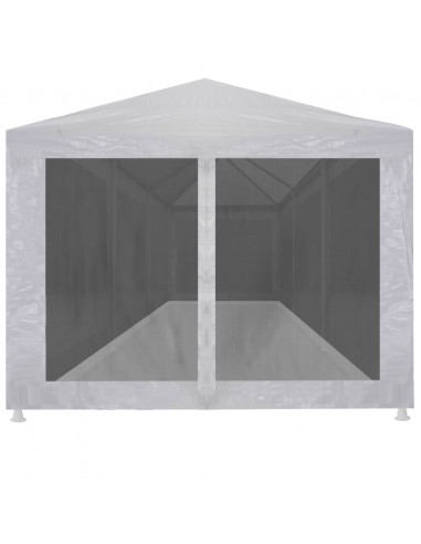 Tenda per Feste con 8 Pareti in Rete 9x3 m