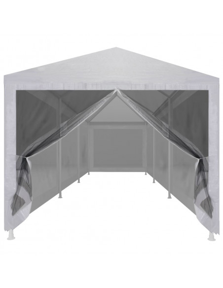 Tenda per Feste con 8 Pareti in Rete 9x3 m