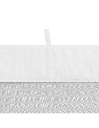 Pareti per Tendostruttura 2 pz Bianco e Nero in Rete