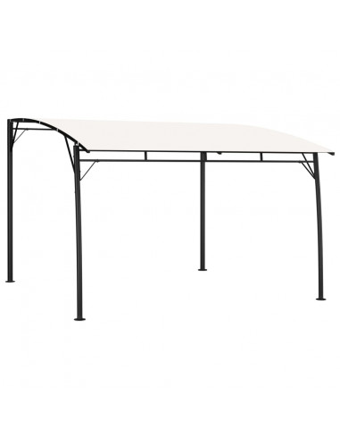 Tenda Parasole da Giardino 3x3x2,55 m Crema