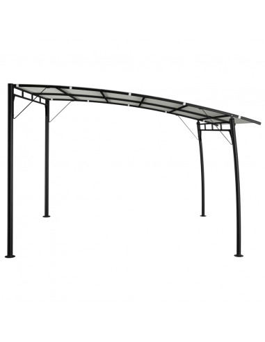 Tenda Parasole da Giardino 3x3x2,55 m Crema