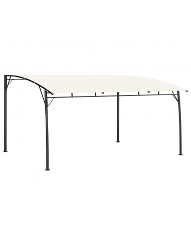 Tenda Parasole da Giardino 4x3x2,55 m Crema