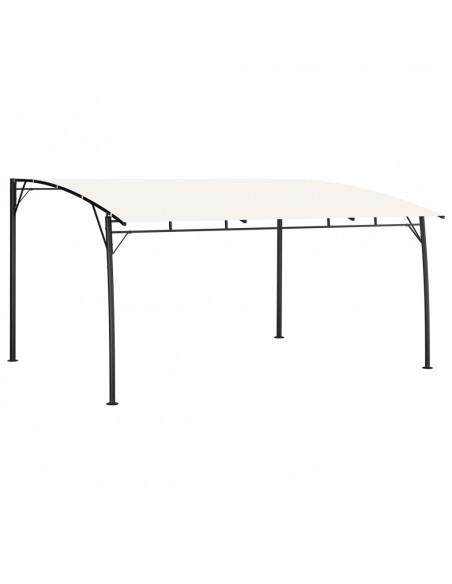 Tenda Parasole da Giardino 4x3x2,55 m Crema