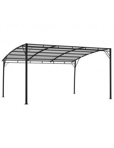 Tenda Parasole da Giardino 4x3x2,55 m Crema