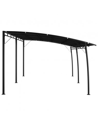 Tenda Parasole da Giardino 6x3x2,55 m Antracite