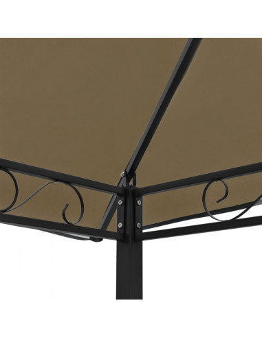 Padiglione Giardino Tavolo e Panche 2,5x1,5x2,4m Talpa 180 g/m²