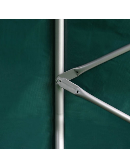 Tenda per Bestiame in PVC 3,7x3,7 m Verde