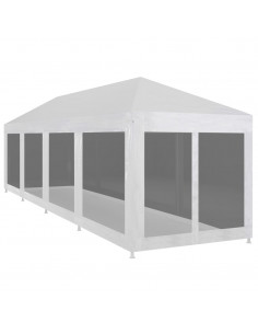 Tenda per Feste con 10 Pareti in Rete 12x3 m 2