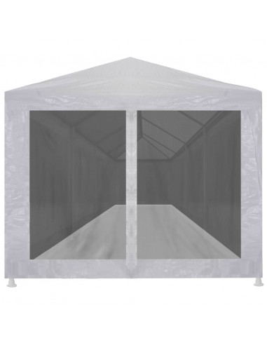 Tenda per Feste con 10 Pareti in Rete 12x3 m