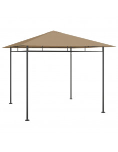 Gazebo 3x3x2,7 m Grigio Talpa 180 g/m² 2