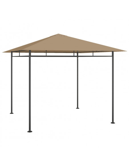 Gazebo 3x3x2,7 m Grigio Talpa 180 g/m²