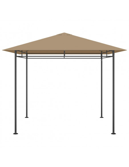 Gazebo 3x3x2,7 m Grigio Talpa 180 g/m²
