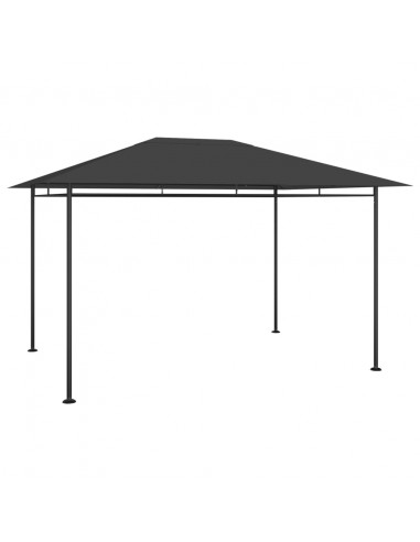 Gazebo 384x281x270 cm Antracite 180 g/m²