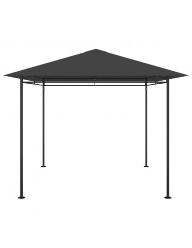 Gazebo 384x281x270 cm Antracite 180 g/m²