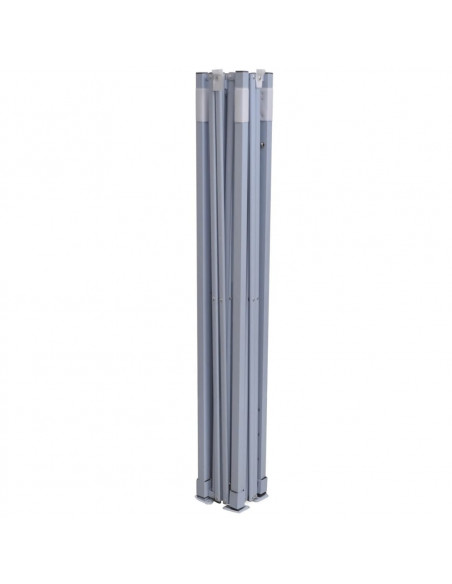 Tenda Pieghevole con 2 Pareti 3x3 m Blu