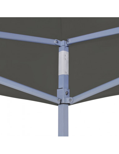 Gazebo Professionale Pieghevole 2x2m in Acciaio Antracite