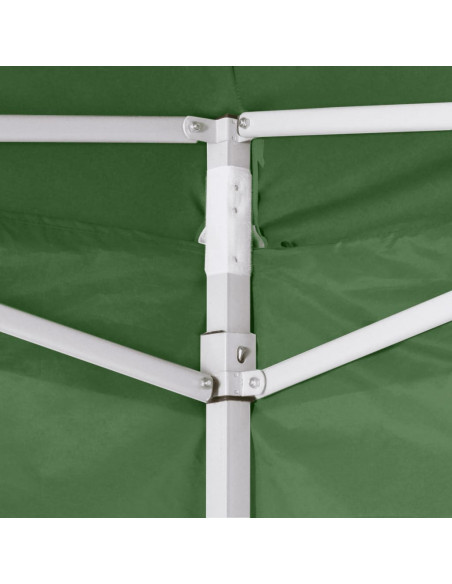 Tenda Pieghevole con 2 Pareti 3x3 m Verde